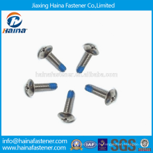 Fournisseur chinois ASME / ANSI B 18.6.3-2010 Pan Head Phillips Screws nylock boulons